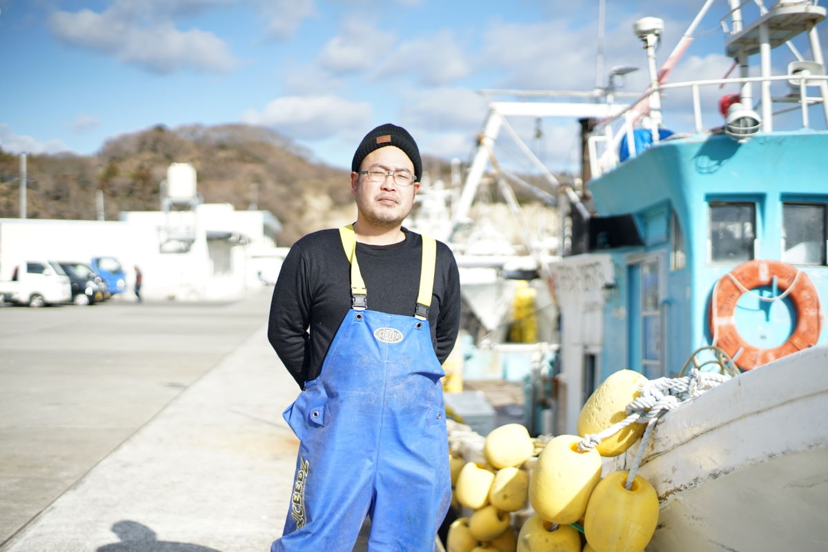 「この海で漁師を続けていきたい」と話す今野さん