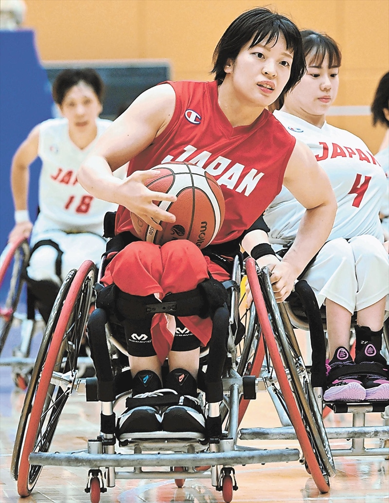 福島への思いを胸に、初のパラリンピックに臨む石川=5日、東京都・味の素ナショナルトレーニングセンター