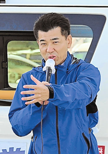 震災復興は最優先事項だと訴える泉氏