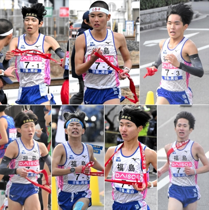 3位入賞した(上段左から)増子、伊藤、谷中(下段左から)栗村、村越、星、山口
