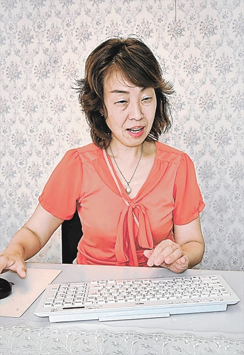 不動産業を営む堀越さん。男性の育休推進が女性の活躍には必要だと訴える