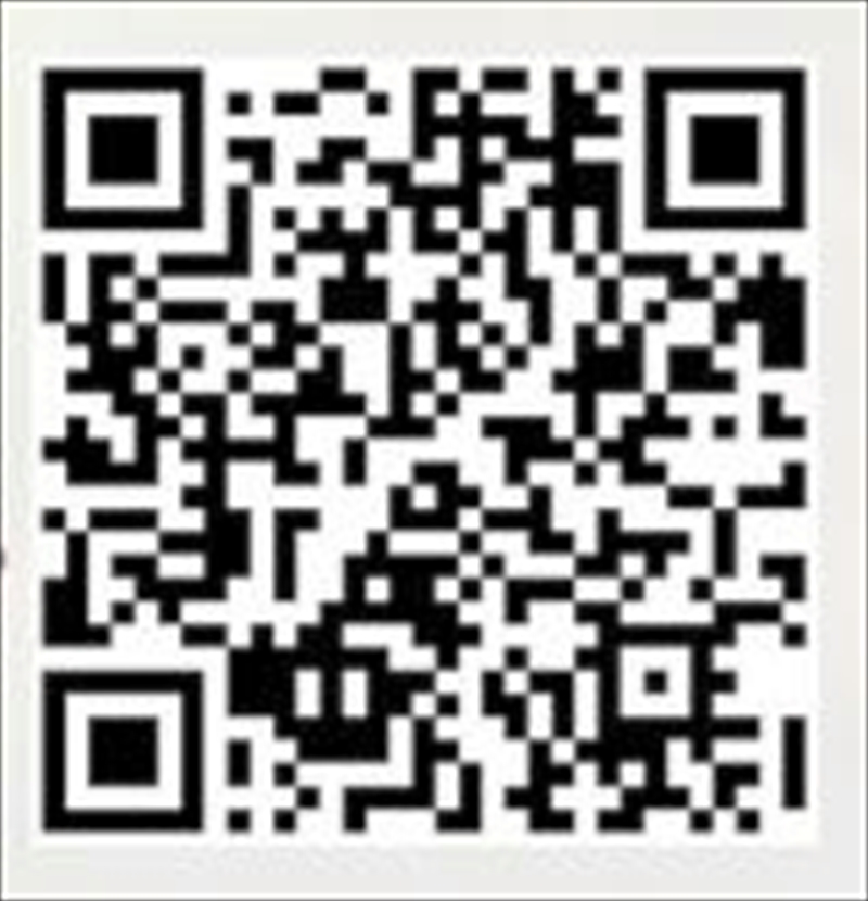 申し込みフォームにつながるQRコード