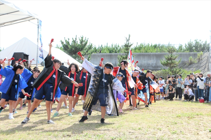 潮風を浴びイベント満喫　夏を彩る「遊海しんち」　福島県新地町の釣師浜海水浴場周辺