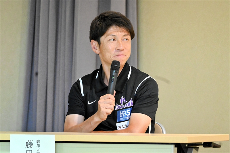自身の競技人生語る　駒大陸上部の藤田監督　福島県浅川町で講演　箱根駅伝１年生で１区「あれほど緊張したことない」