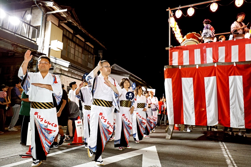 にぎやかに「庄助おどり」　夏まつり開幕、１５日は太鼓台競演　福島県喜多方市