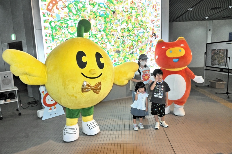 キビタンお誕生日おめでとう　県民の日を前にお祝い　福島県郡山市