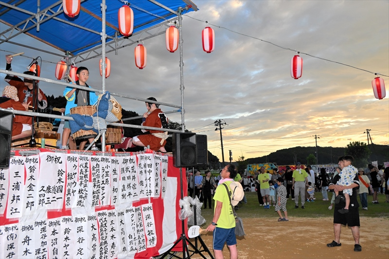 「くたぼん」と愛称付け２０年ぶりに復活　福島県白河市の久田野地区盆踊り　鈴木市長も駆け付け激励