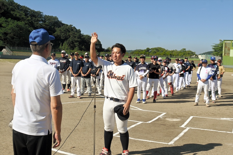 ４０年の歴史に幕　「江名お盆野球」最後の開催　白熱の試合繰り広げる　福島県いわき市