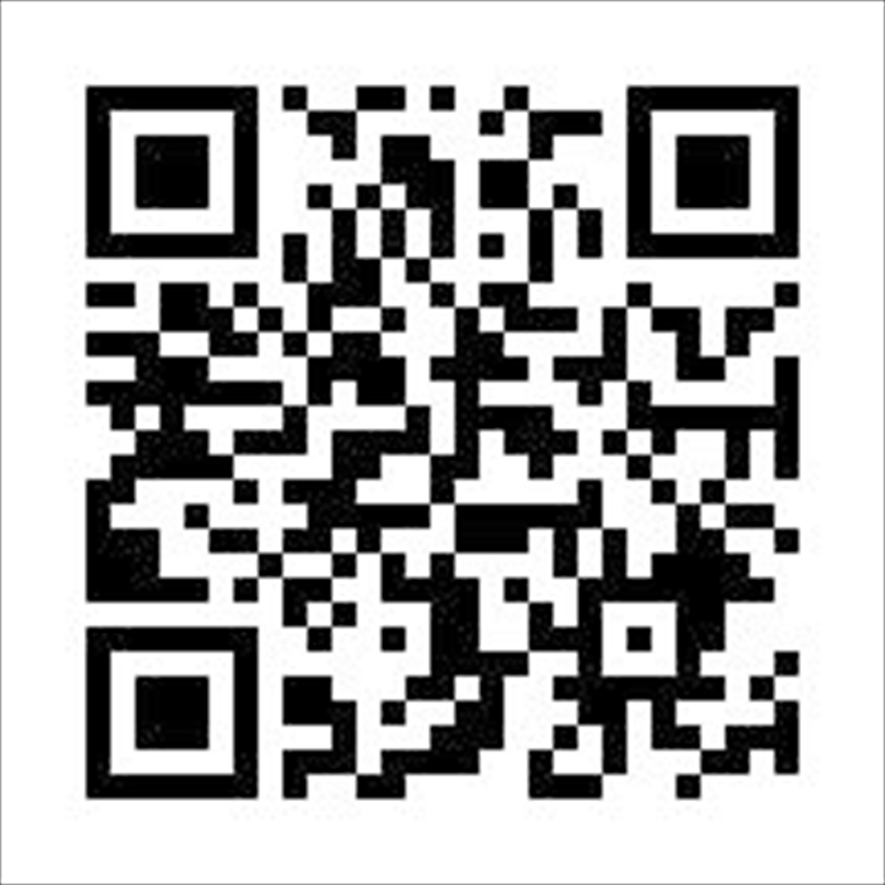 会員登録のページにつながるQRコード