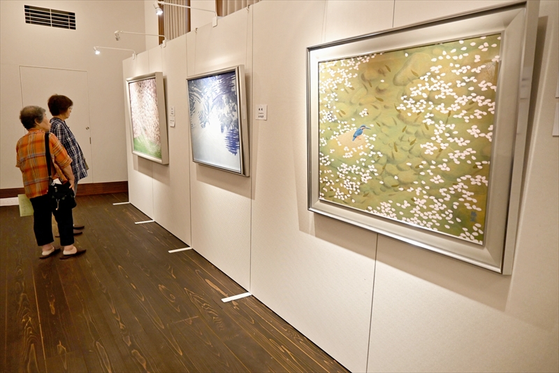 自然の情景や咲き誇る花々など描く　３１日まで第５１回福島県日本画協会展　福島市写真美術館