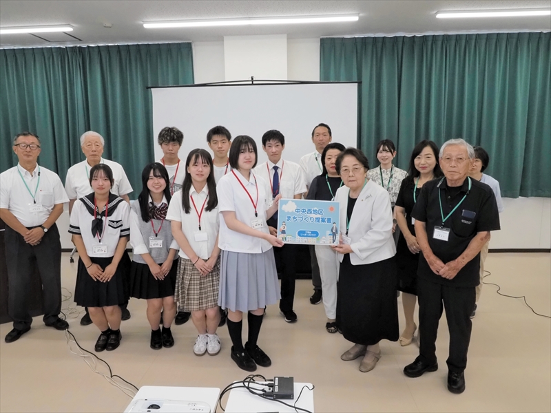 「三河台リーダーズクラブ」　中高生がまちづくり提案　１年以上かけ議論　福島市の中央西地区