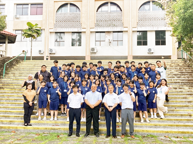 サバ大学も訪問、見聞を広めた