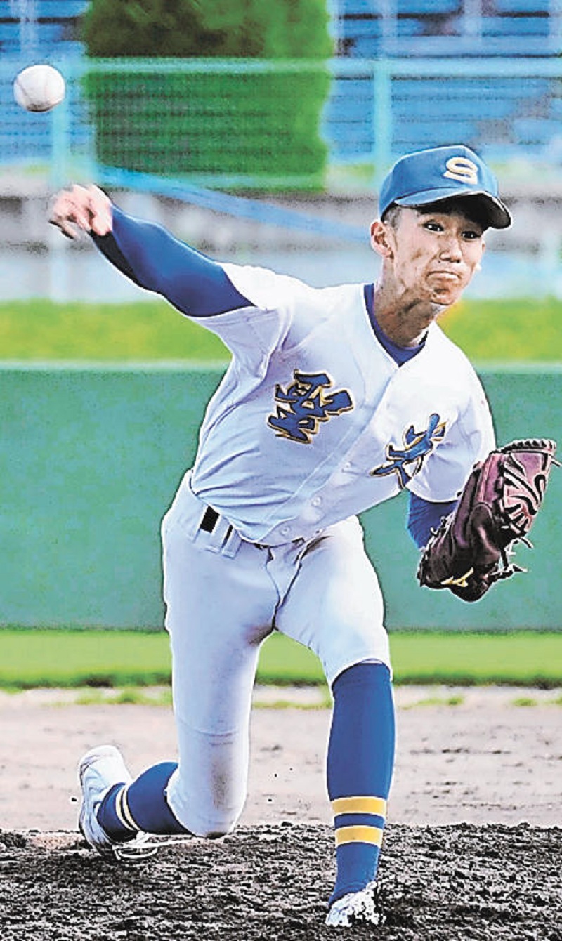 【白河―聖光学院】6回無失点の好投でチームの勝利に貢献した聖光学院の松本