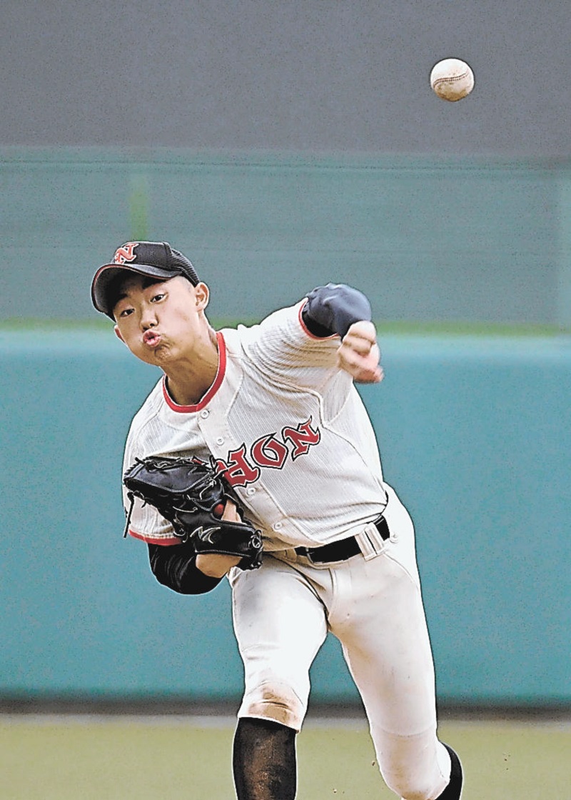 【日大東北-郡山】投打で活躍した日大東北の長谷川