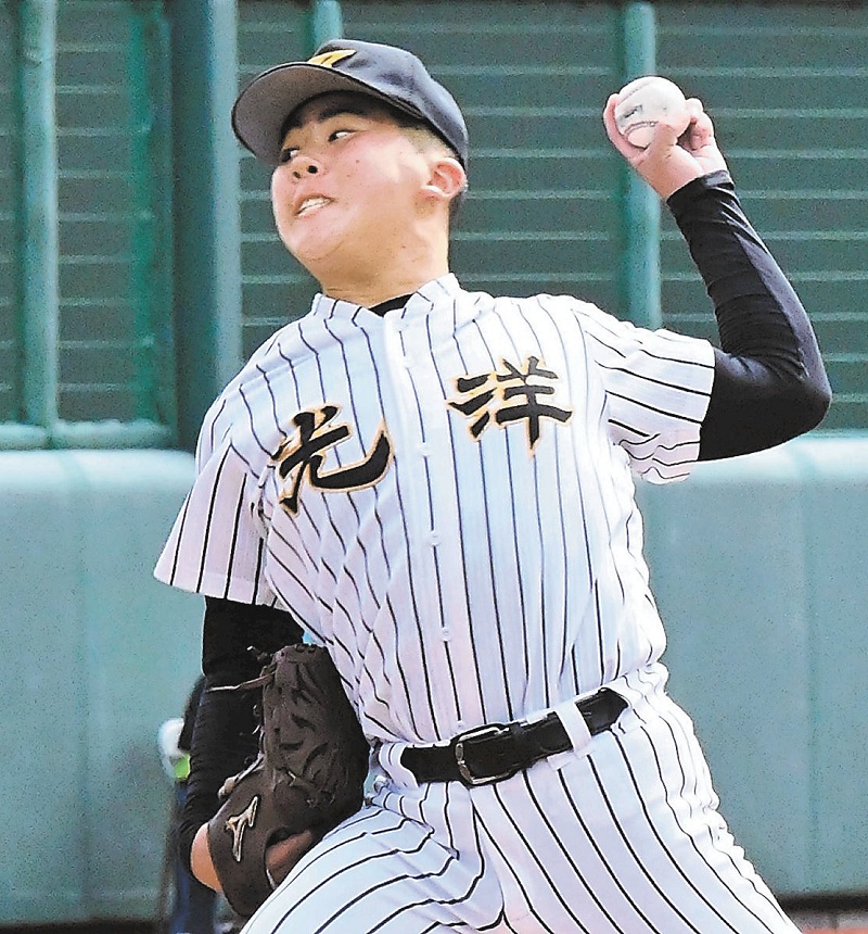 【いわき光洋―福島成蹊】毎回の11奪三振で4安打完封と好投したいわき光洋の松本