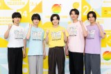 『24時間テレビ48』ytvサポーター決定（左から）池川侑希弥、、嶋崎斗亜、西村拓哉、伊藤篤志、角紳太郎（C）ytv
