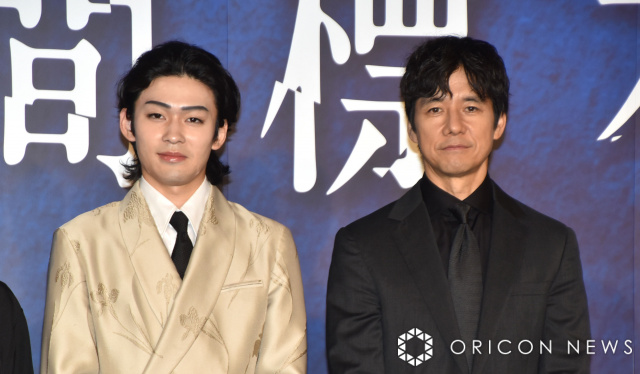 現代劇ドラマへの初挑戦秘話を明かした(左から)市川染五郎、西島秀俊 (C)ORICON NewS inc.