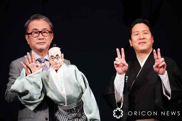 次回作に意欲を示した三谷幸喜(左)、吉田一輔氏 (C)ORICON NewS inc.