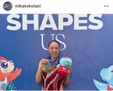 小谷実可子　（写真は『第21回 世界マスターズ水泳選手権』での様子／インスタグラム @mikakokotani より）