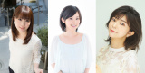 テレビアニメ『お気楽領主の楽しい領地防衛～生産系魔術で名もなき村を最強の城塞都市に～』にメインキャストで出演する（左から）内山夕実、M・A・O、伊瀬茉莉也
