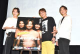 ドキュメンタリー映画の完成に驚いた（左から）後上翔太、酒井一圭、白川裕二郎 （C）ORICON NewS inc.