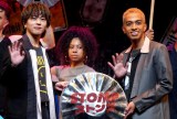 『STOMP ストンプ』来日公演初日囲み取材に登壇したAぇ! group（左から）末澤誠也、草間リチャード敬太 （C）ORICON NewS inc.