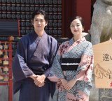 映画『遠い山なみの光』公開直前イベントに参加した（左から）松下洸平、広瀬すず （C）ORICON NewS inc.