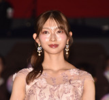 華やかなピンク色のドレス姿で艶やかに登場した超ときめき宣伝部・辻野かなみ （C）ORICON NewS inc.