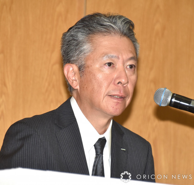 辞任の理由を説明したサントリーHD鳥井信宏代表取締役社長 (C)ORICON NewS inc.