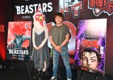 父娘で互いにリスペクトを語った（左から）板垣巴留氏、板垣恵介氏 （C）ORICON NewS inc.