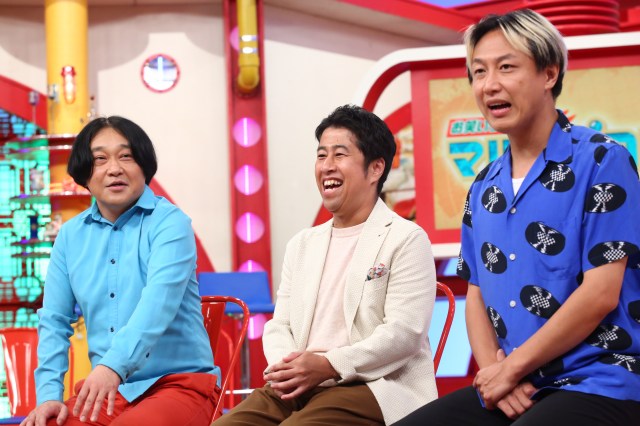 カンテレ『マルコポロリ!』放送900回(左から)永野、ウエストランド・井口浩之、お見送り芸人しんいち (C)カンテレ