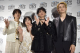 『第41回 マイナビ 東京ガールズコレクション 2025 AUTUMN／WINTER』に出演した（左から）志尊淳、宮崎優、佐藤健、町田啓太 （C）ORICON NewS inc.