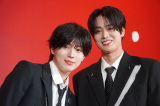 菊池風磨と松島聡からの言葉が印象に残っていると明かした（左から）西山智樹、前田大輔 （C）ORICON NewS inc.