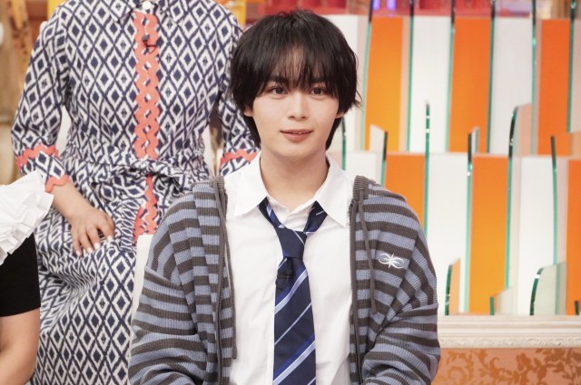 10日放送『ホンマでっか!?TV』に出演するなにわ男子・大西流星 (C)フジテレビ