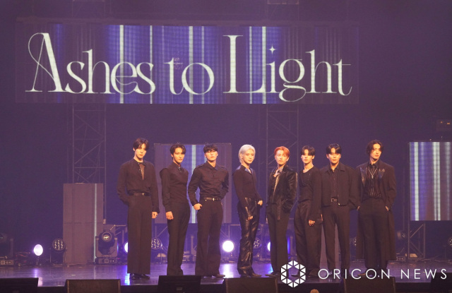 ATEEZ JAPAN 2ND FULL ALBUM「Ashes to Light」発売記念ショーケースに登場したATEEZ(C)ORICON NewS inc.
