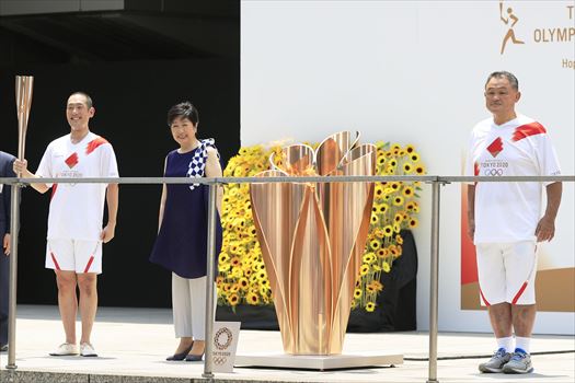 聖火リレー最終日