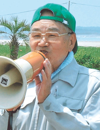 訓練を主催した実行委員会の長谷川委員長